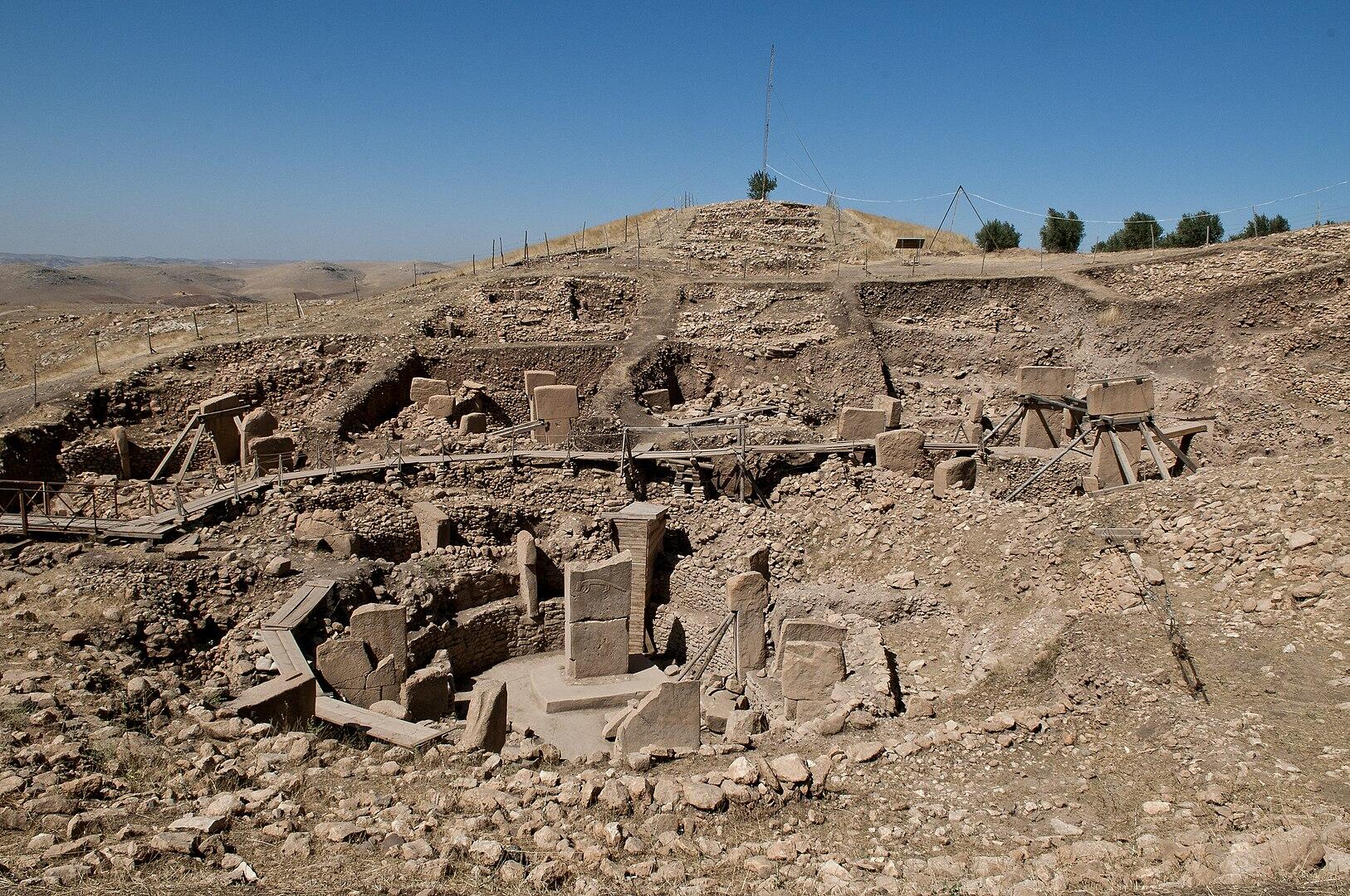 The ruins of Göbekli Tepe